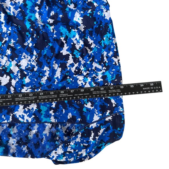 IBKUL Womens Blue Camo Quarter Zip Sleeveless Golf Dress UPF 50+ - Picture 4 of 6